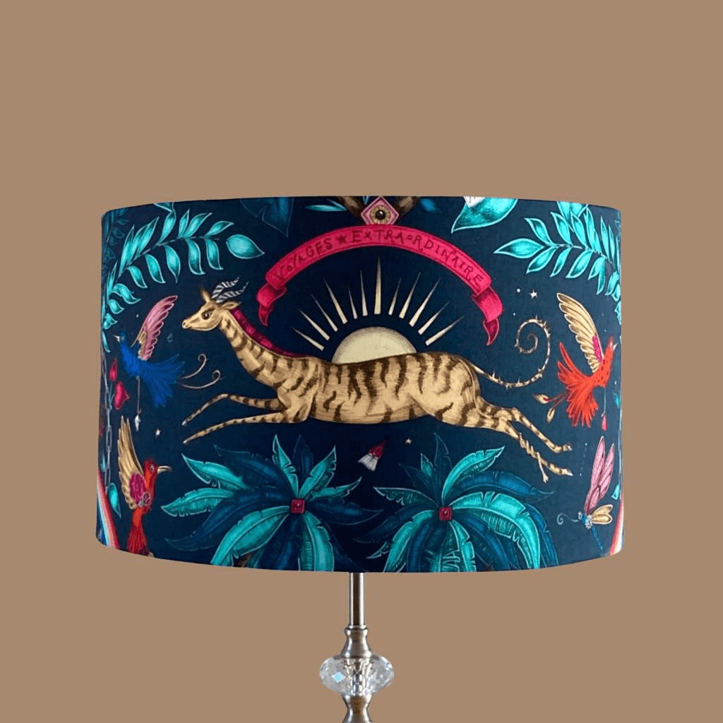Emma J Shipley zambezi Drum Lampshade