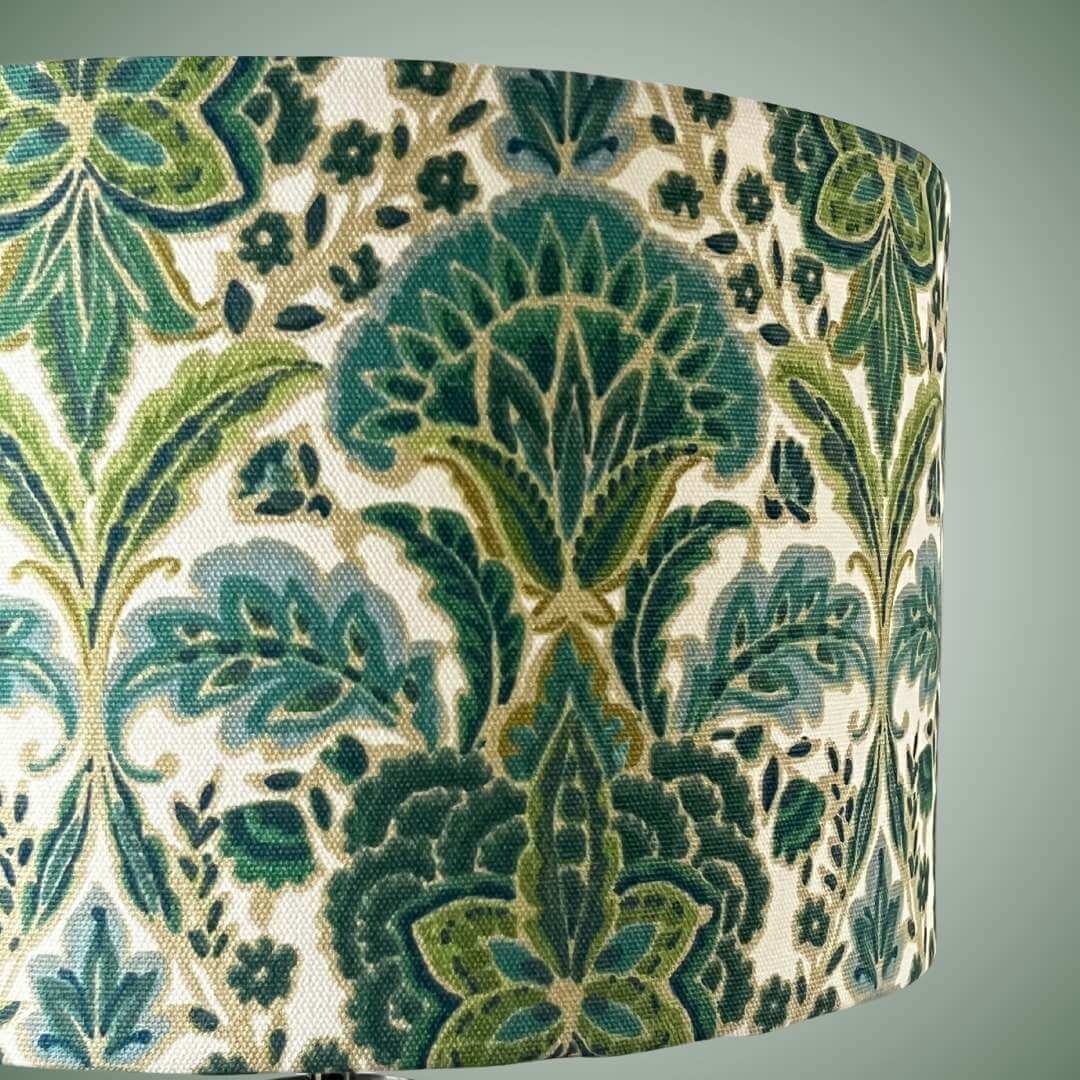Vibrant Green Drum Lampshade - Rhapsody Absinthe