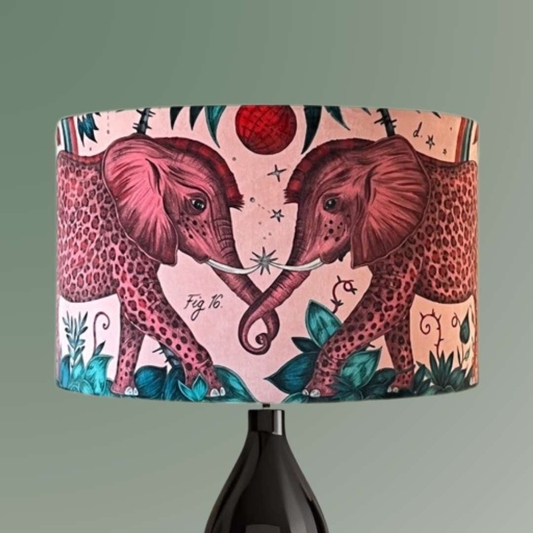 Emma J Shipley zambezi Drum Lampshade 