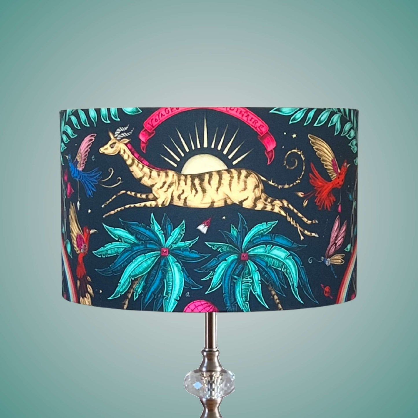 Zambezi Gazelle Lampshade in Fabric by Emma J Shipley