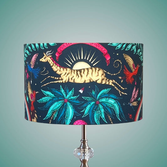 Zambezi Gazelle Lampshade in Fabric by Emma J Shipley
