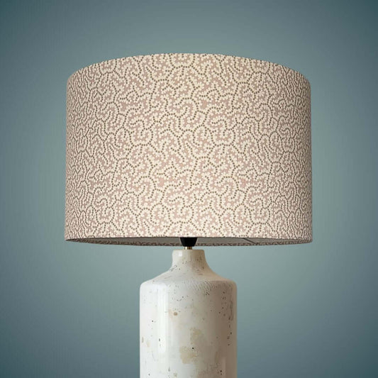Ian Sanderson Elney Drum lampshade  in Shrimp