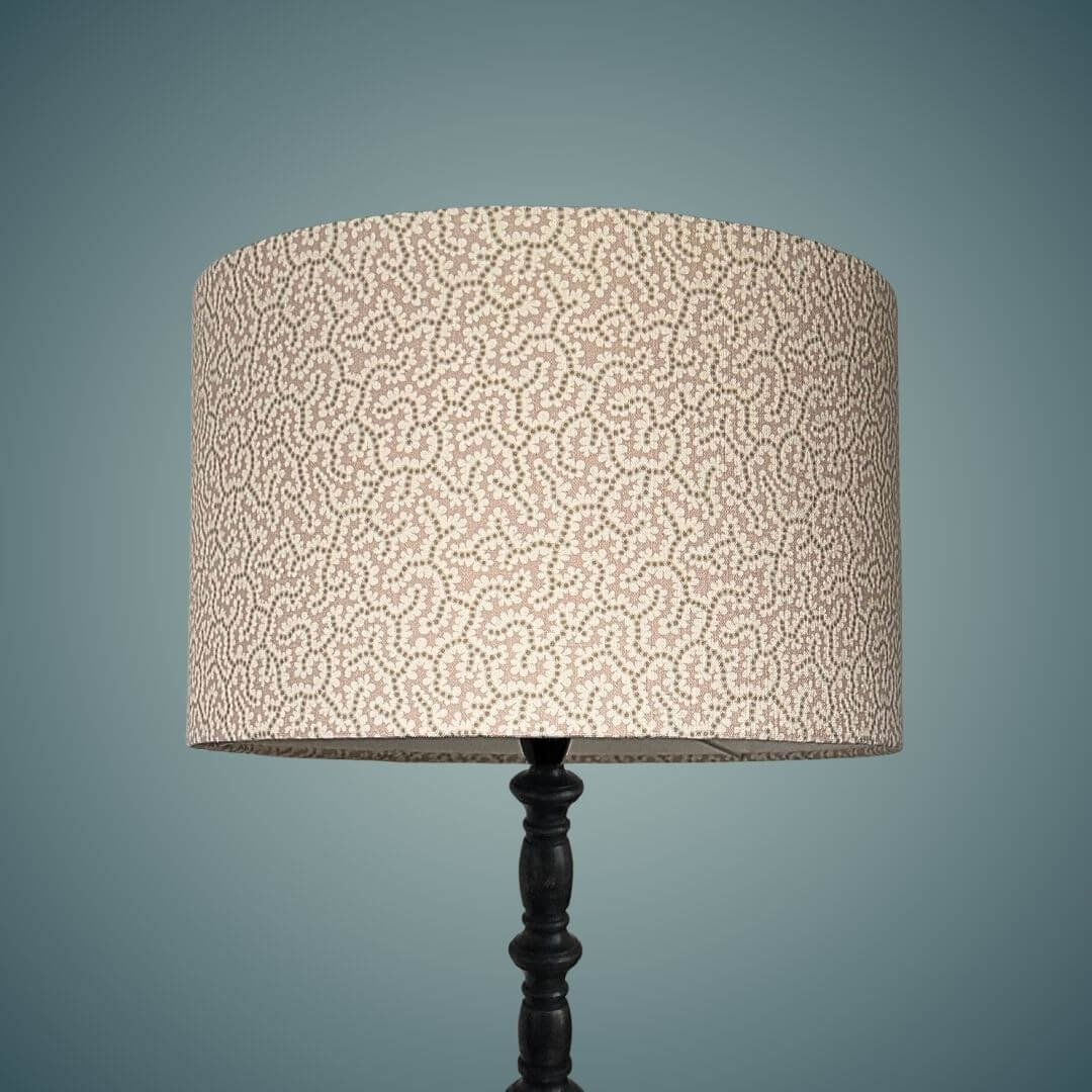 Ian Sanderson Elney Drum lampshade  in Shrimp
