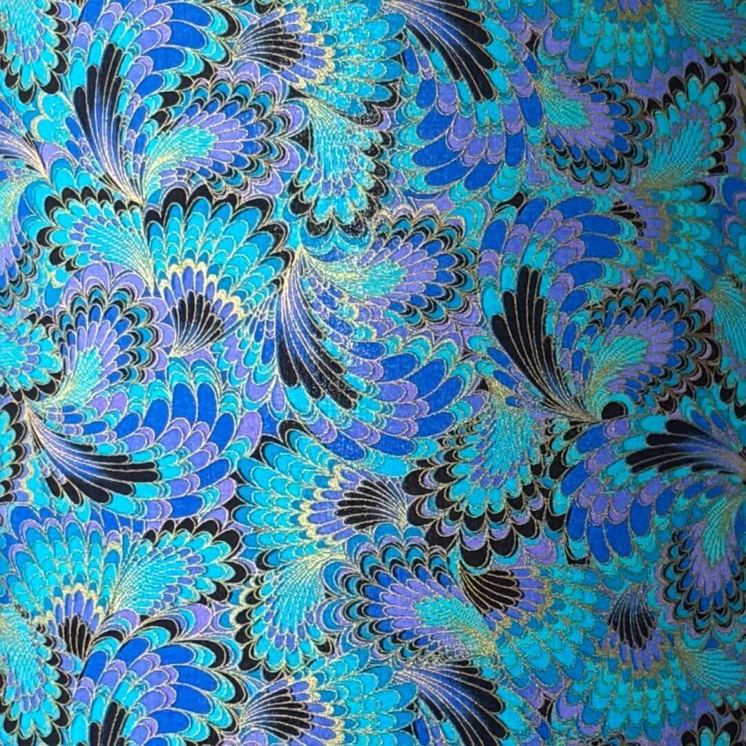 Palazzo Peacock-feather design fabric 