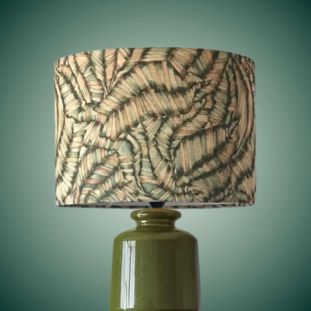 Voyage Maison Musa Kiwi drum lampshade 